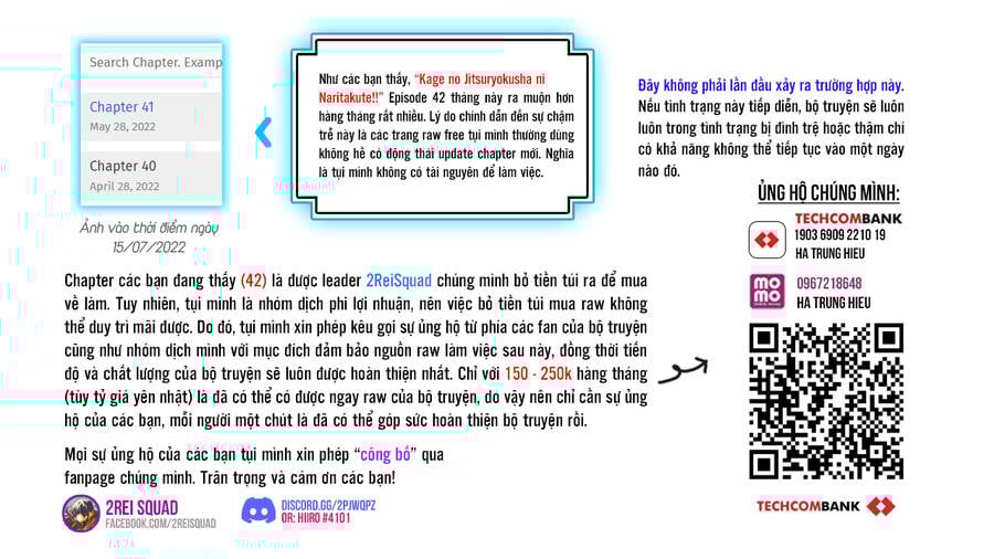 Tao Muốn Trở Thành Chúa Tể Bóng Tối!! Chapter 42 - Trang 2